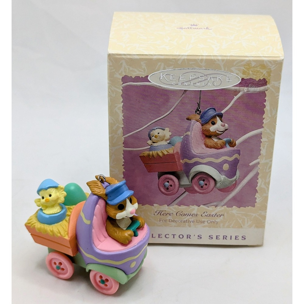 1996 Hallmark Keepsake Collector's Series Here Comes Easter Ornament